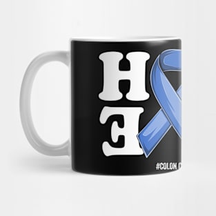Colon Cancer Support | Dark Blue Ribbon Squad Support Colon Cancer awareness Mug